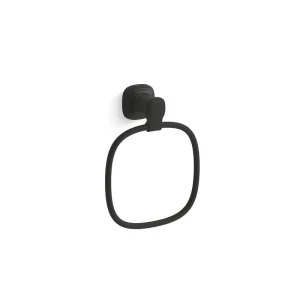 KOHLER Numista Towel Ring in Matte Black
