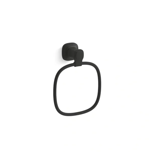 KOHLER Numista Towel Ring in Matte Black