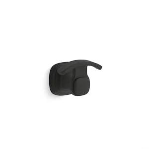 KOHLER Numista Wall Mount Robe Hook in Matte Black