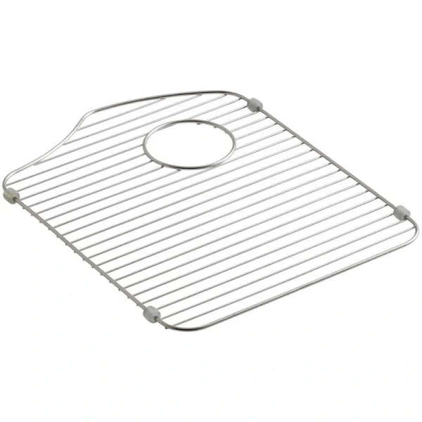 KOHLER Octave 14.38 in. x 18.31 in. Kitchen Sink Basin Rack for Right-Hand Basin in Stainless Steel