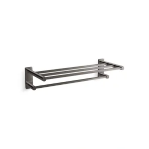 KOHLER Parallel 24 in. Wall Mounted Towel Bar Hotelier in Vibrant Titanium
