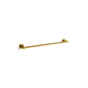 KOHLER Parallel 24 in. Wall Mounted Towel Bar in Vibrant Brushed Moderne Brass