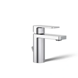 KOHLER Parallel Single Hole Single-Handle Bathroom Faucet in Polished Chrome