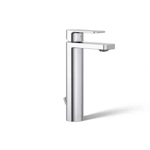 KOHLER Parallel Tall Single-Handle Single Hole Bathroom Faucet in Polished Chrome