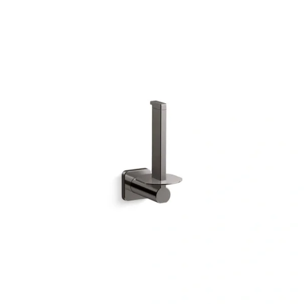 KOHLER Parallel Vertical Toilet Paper Holder in Vibrant Titanium