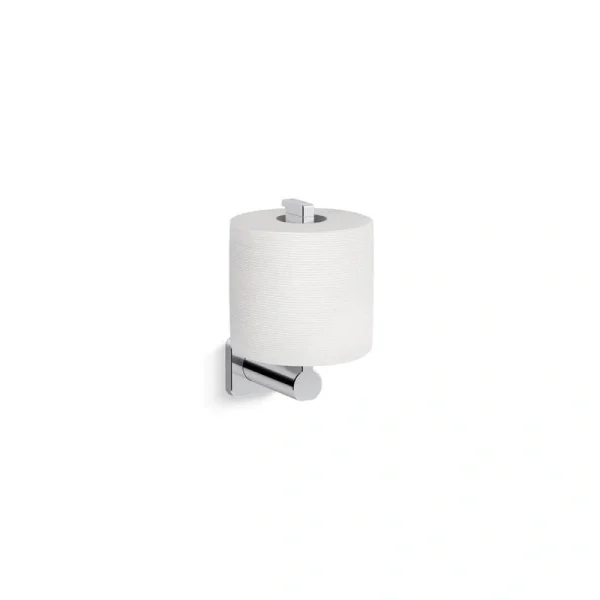 KOHLER Parallel Wall Mounted Toilet Paper Holder in Polished Chrome