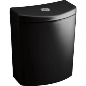 KOHLER Persuade Curv 1.6 GPF Dual-Flush Toilet Tank Only in Black Black