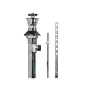 KOHLER Premier Drain with Overflow, Vibrant Brushed Nickel
