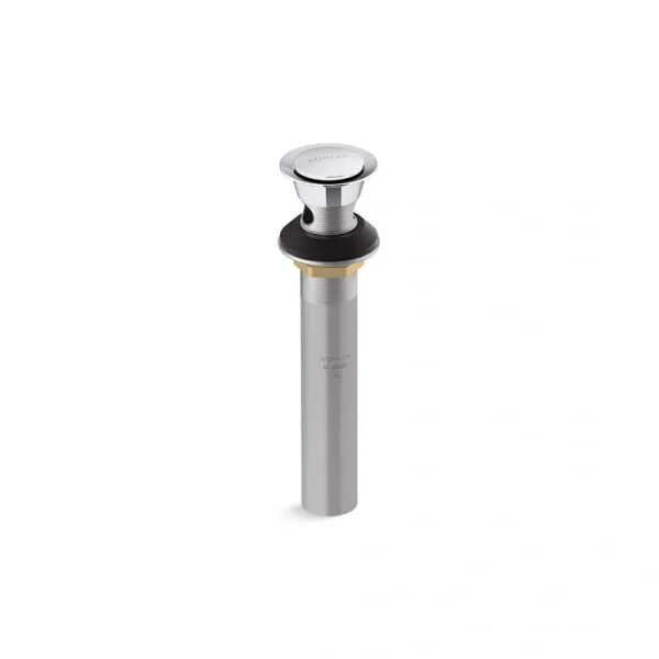KOHLER Premium Clicker Drain with Overflow in Polished Chrome