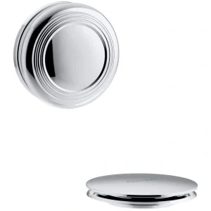 KOHLER PureFlo Bath Drain Trim, Polished Chrome