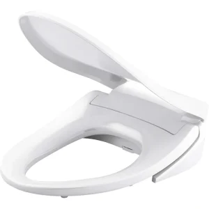 KOHLER Purewash E700 Electric Heated Nightlight Remote Control Bidet Seat for Elongated Toilets in White