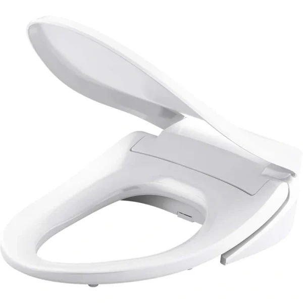 KOHLER Purewash E700 Electric Heated Nightlight Remote Control Bidet Seat for Elongated Toilets in White