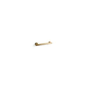 KOHLER Purist 12 in. Grab Bar in Vibrant Brushed Moderne Brass