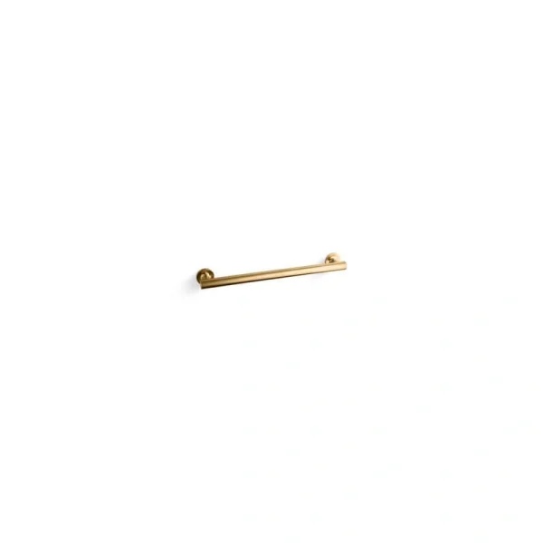 KOHLER Purist 18 in. Grab Bar in Vibrant Brushed Moderne Brass