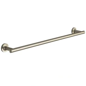 KOHLER Purist 24 in. Towel Bar in Vibrant Brushed Nickel