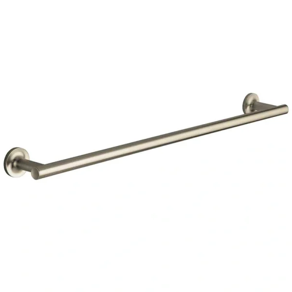 KOHLER Purist 24 in. Towel Bar in Vibrant Brushed Nickel