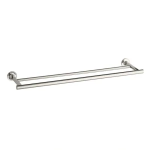KOHLER Purist 24 in. Wall Mounted Towel Bar in Vibrant Polished Nickel