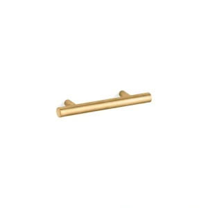KOHLER Purist 3 in. (76 mm) Center-to-Center Vibrant Brushed Moderne Brass Cabinet Bar Pull