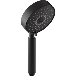KOHLER Purist 3-Spray 5 in. Triple Wall Mount Handheld Shower Head in Matte Black