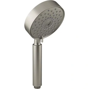 KOHLER Purist 3-Spray Patterns 5 in. Triple Wall Mount Handheld Shower Head in Vibrant Brushed Nickel