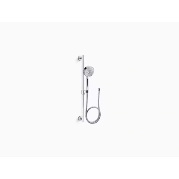 KOHLER Purist 3-Spray Patterns Wall Mount Round Handheld Shower Head 2.5 GPM in Polished Chrome