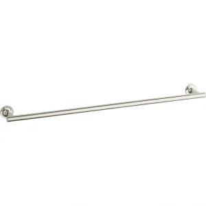 KOHLER Purist 30 in. Towel Bar in Vibrant Polished Nickel