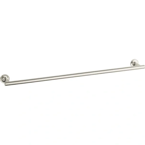KOHLER Purist 30 in. Towel Bar in Vibrant Polished Nickel