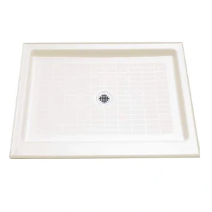 KOHLER Purist 48 in. x 36 in. Single Threshold Shower Base with Center Drain in White