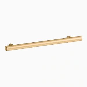 KOHLER Purist 7 in. (178 mm) Center-to-Center Vibrant Brushed Moderne Brass Drawer Bar Pull