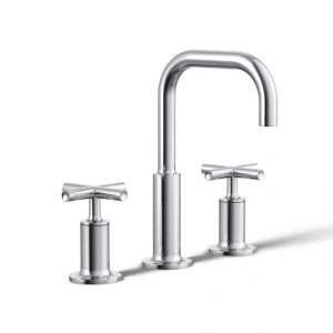 KOHLER Purist 8 in. Widespread 2-Handle Bathroom Faucet in Polished Chrome