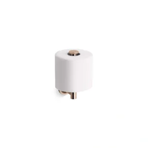 KOHLER Purist Wall Mounted Toilet Paper Holder in Vibrant Rose Gold