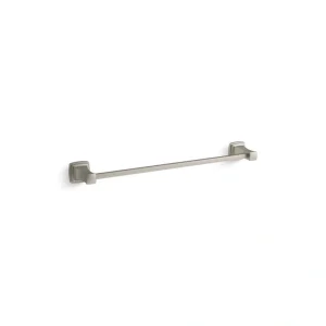 KOHLER Riff 24 in. Single Towel Bar in Vibrant Brushed Nickel