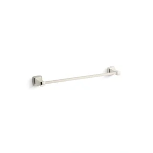 KOHLER Riff 24 in. Single Towel Bar in Vibrant Polished Nickel