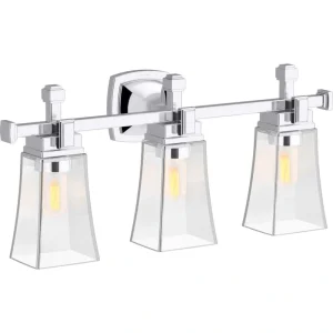 KOHLER Riff 3-Light Polished Chrome Wall Sconce