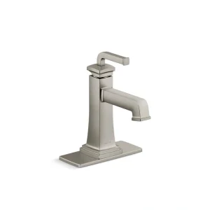 KOHLER Riff Single-Handle Single-Hole Bathroom Faucet in Vibrant Brushed Nickel T726939938
