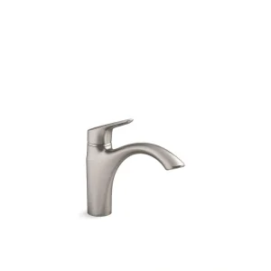 KOHLER Rival Single-Handle Kitchen Sink Faucet in Vibrant Stainless