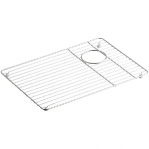 KOHLER Riverby 14.13 in. x 20.38 in. Sink Bowl Rack in Stainless Steel