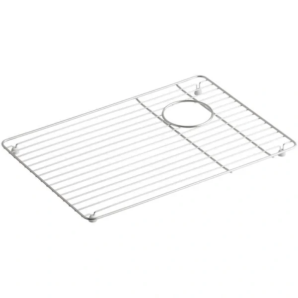 KOHLER Riverby 14.13 in. x 20.38 in. Sink Bowl Rack in Stainless Steel