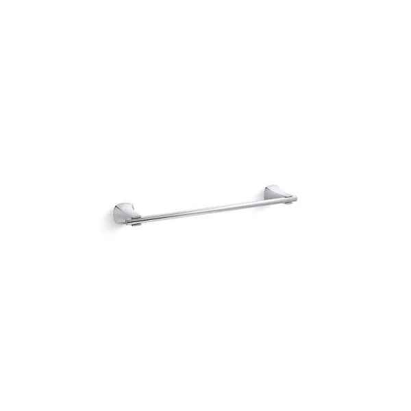KOHLER Rubicon 18 in. Towel Bar in Polished Chrome