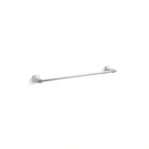 KOHLER Rubicon 24 in. Towel Bar in Polished Chrome
