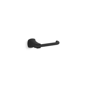 KOHLER Rubicon Dual Mount Toilet Paper Holder in Matte Black