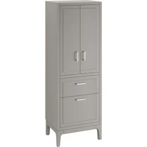 KOHLER Seer 24 in. W Linen Cabinet in Mohair Grey