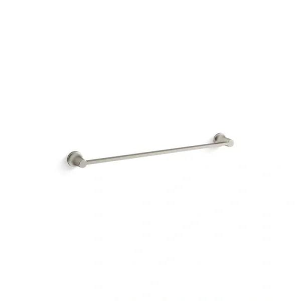 KOHLER Setra 24 in. Towel Bar in Vibrant Brushed Nickel