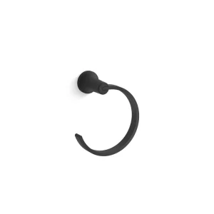 KOHLER Setra Towel Ring in Matte Black