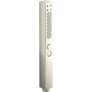 KOHLER Shift+ 2-Spray Patterns 1.13 in. Wall Mount Handheld Shower Head 2.5 GPM in Vibrant Polished Nickel