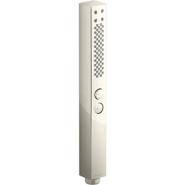 KOHLER Shift+ 2-Spray Patterns 1.13 in. Wall Mount Handheld Shower Head 2.5 GPM in Vibrant Polished Nickel