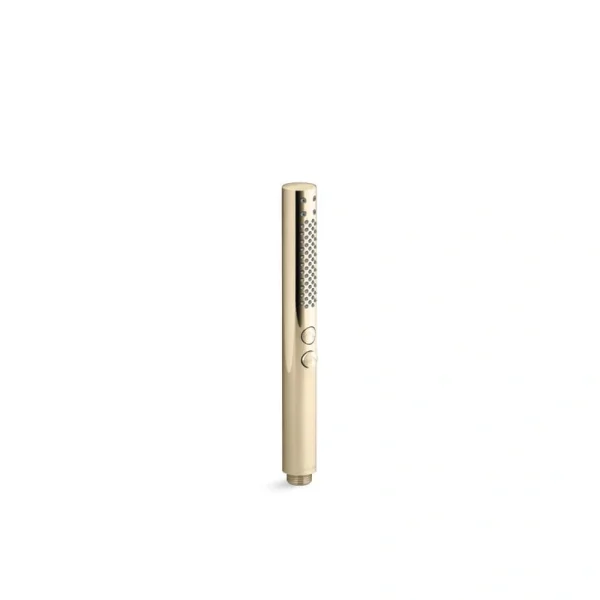 KOHLER Shiftplus Round 2-Spray Wall Mount Handheld Shower Head 2.5 GPM in Vibrant French Gold