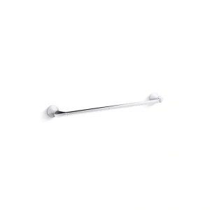 KOHLER Simplice 24 in. Wall Mounted Single Towel Bar in Polished Chrome