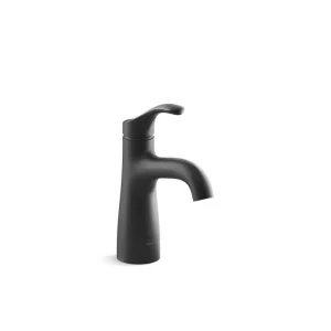 KOHLER Simplice Single-Handle Single-Hole Bathroom Faucet in Matte Black