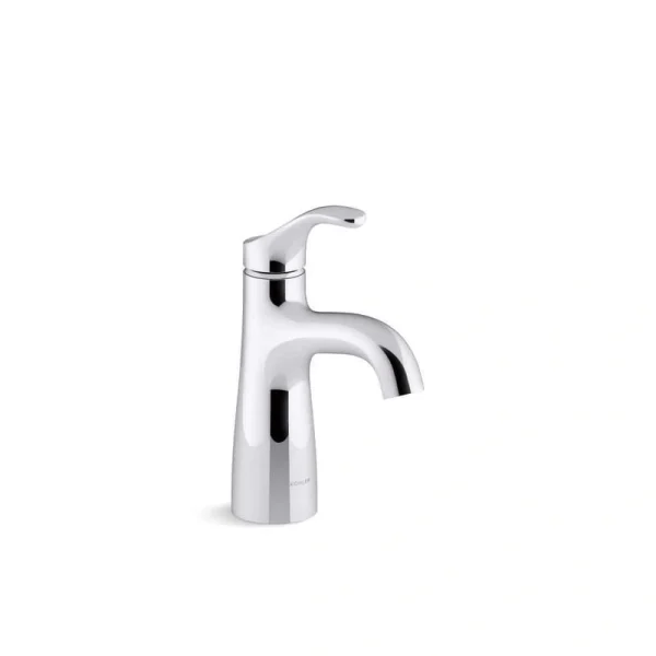 KOHLER Simplice Single-Handle Single-Hole Bathroom Faucet in Polished Chrome